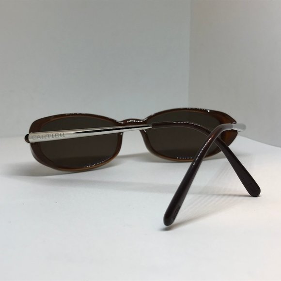 SOLD! Cartier Havana Aspen Decor Platinum Sunglasses - Picture 7 of 9